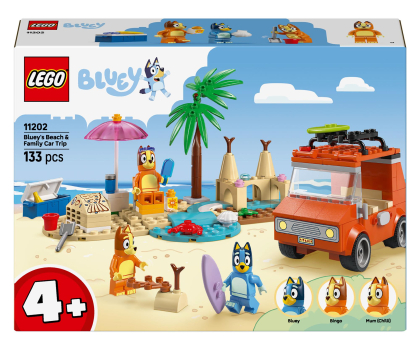 Klocki LEGO® LEGO Bluey 11202 Blue i rodzinna wycieczka samochodem